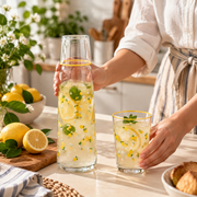 Limon Desenli Cam Sürahi 2 Litre