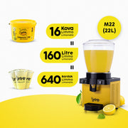 Limonata Şerbetlik M22.AY Makine + Limmo Limonata Klasik 2LT x 16 (Adet)