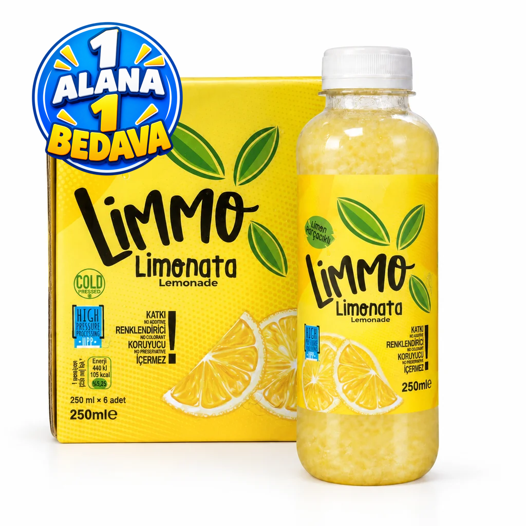 Limmo Şişe Limonata 250 ML x 6 ( Adet )