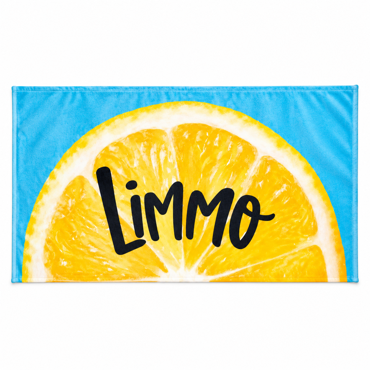 Limmo Strandtuch mit Zitronenmuster