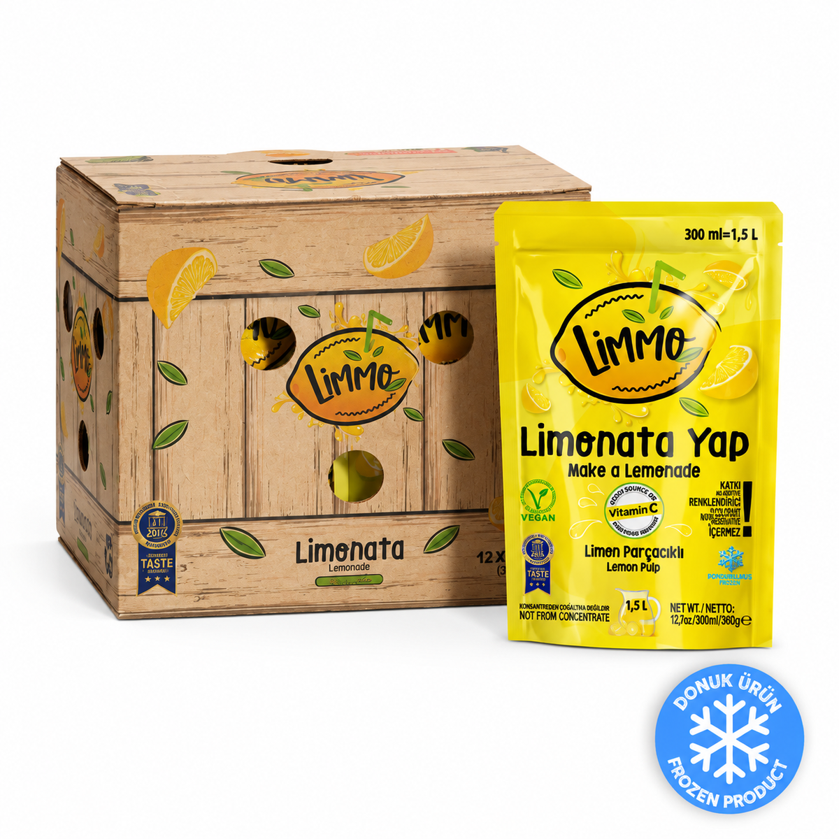 Limmo Limonata Klasik 300 ML x 12 (Adet)